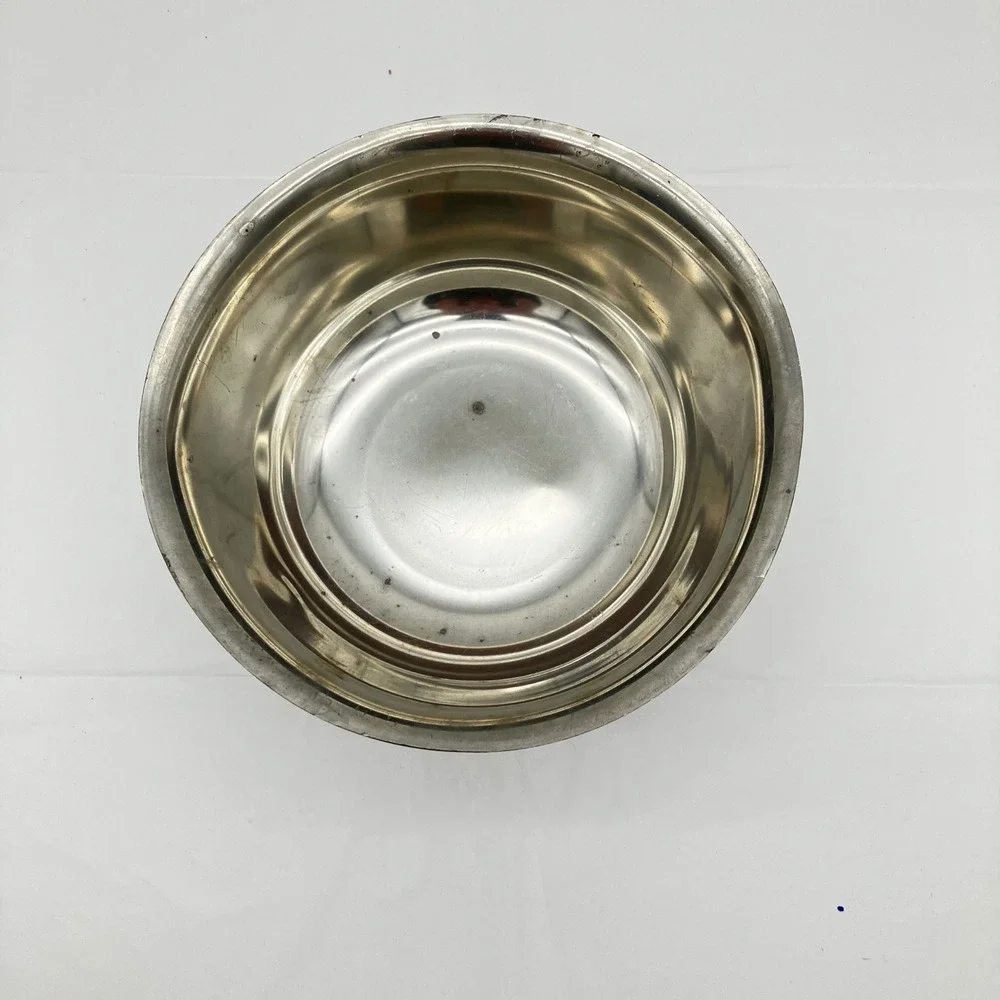 Stieff Silverplate Bowl Revere Reproduction P41-15 7in Silver Footed Vintage